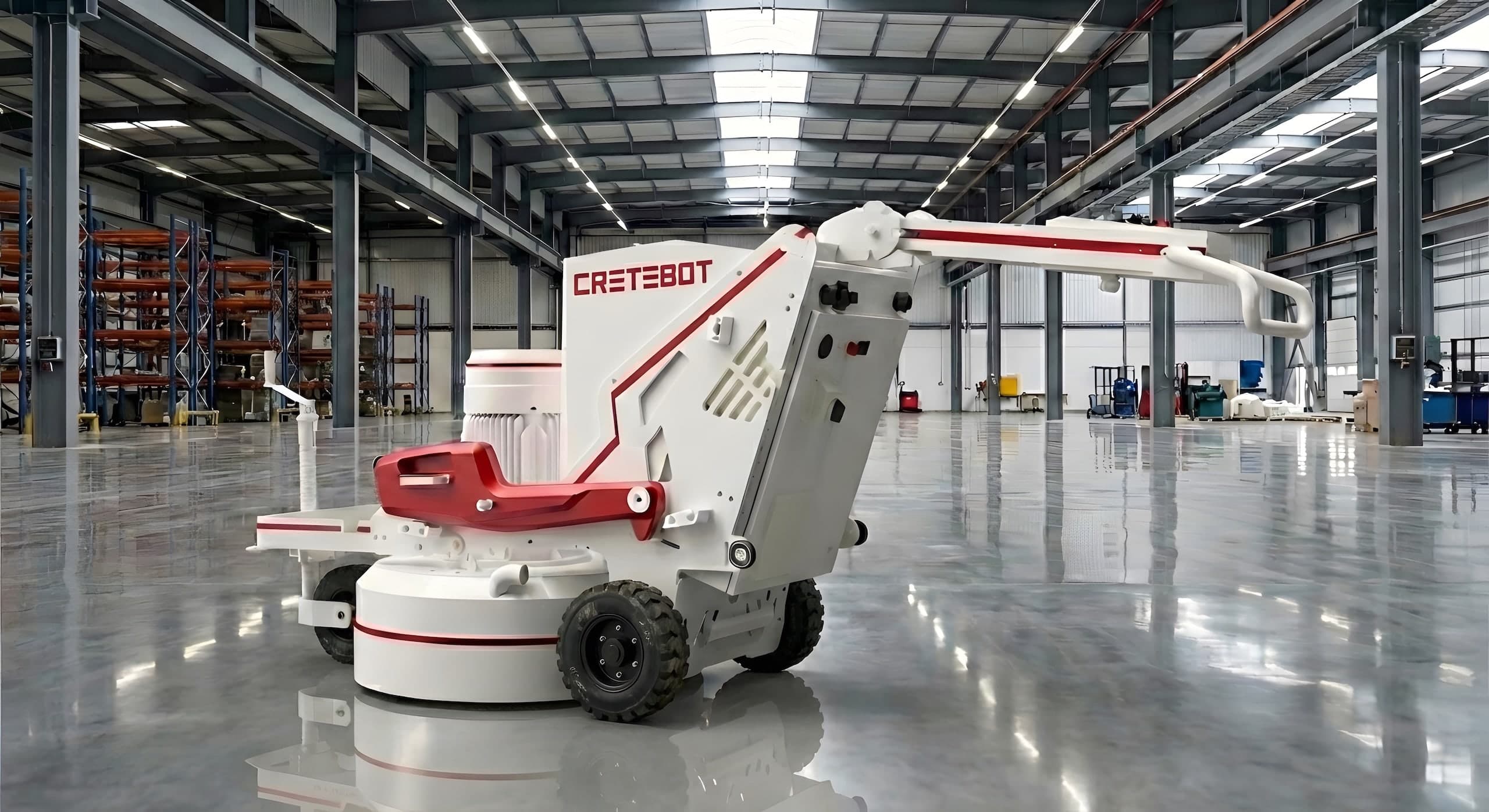 CreteBot Model 3 intelligent concrete grinding robot